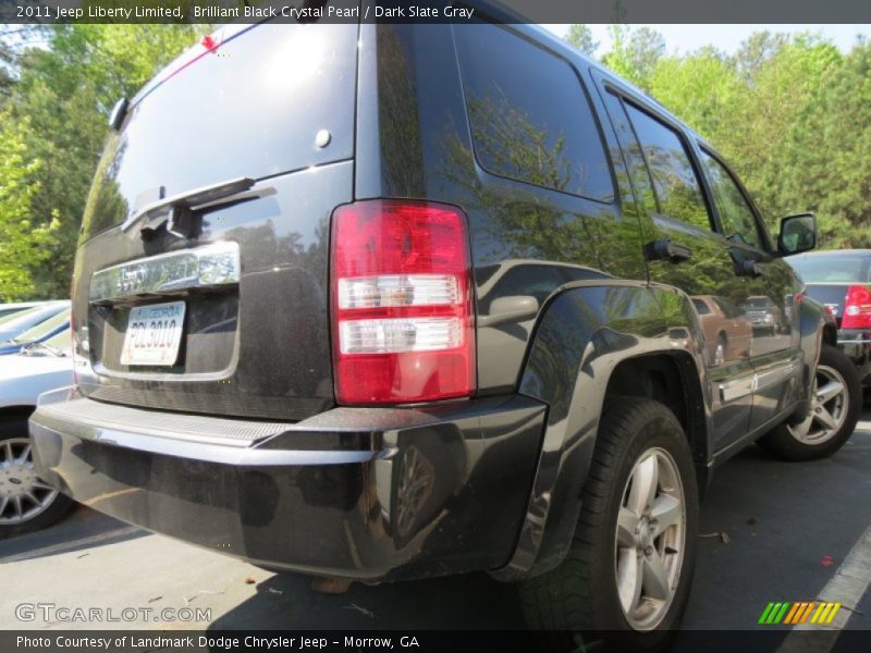 Brilliant Black Crystal Pearl / Dark Slate Gray 2011 Jeep Liberty Limited