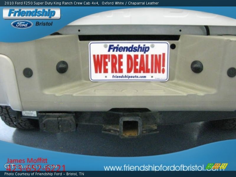 Oxford White / Chaparral Leather 2010 Ford F250 Super Duty King Ranch Crew Cab 4x4