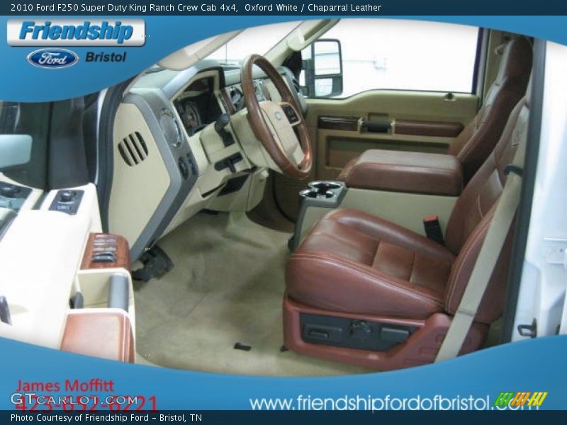 Oxford White / Chaparral Leather 2010 Ford F250 Super Duty King Ranch Crew Cab 4x4