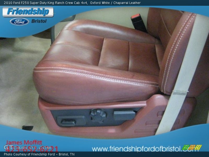 Oxford White / Chaparral Leather 2010 Ford F250 Super Duty King Ranch Crew Cab 4x4