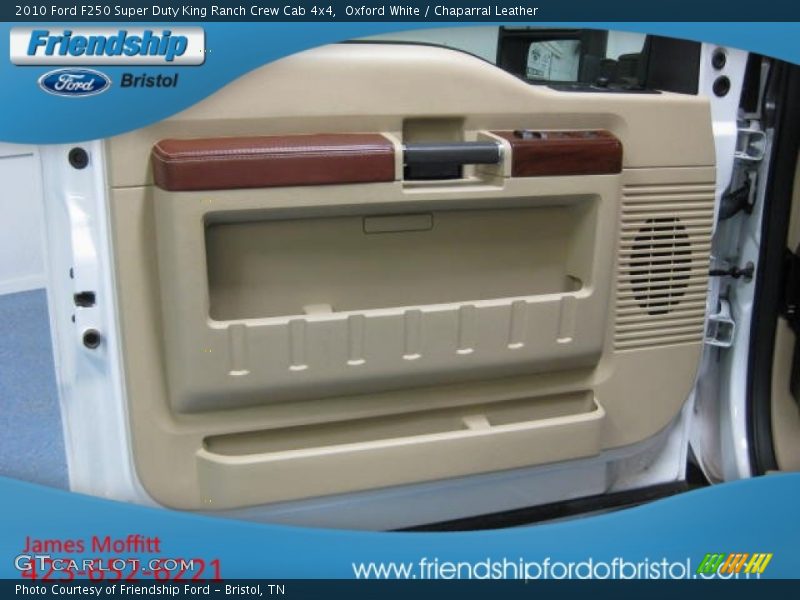 Oxford White / Chaparral Leather 2010 Ford F250 Super Duty King Ranch Crew Cab 4x4