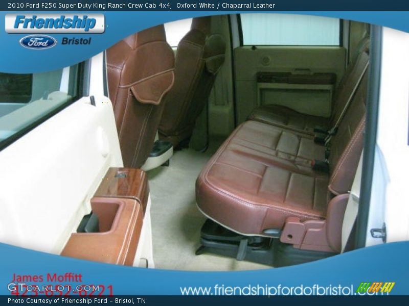 Oxford White / Chaparral Leather 2010 Ford F250 Super Duty King Ranch Crew Cab 4x4