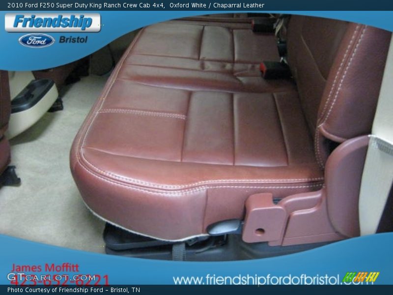 Oxford White / Chaparral Leather 2010 Ford F250 Super Duty King Ranch Crew Cab 4x4