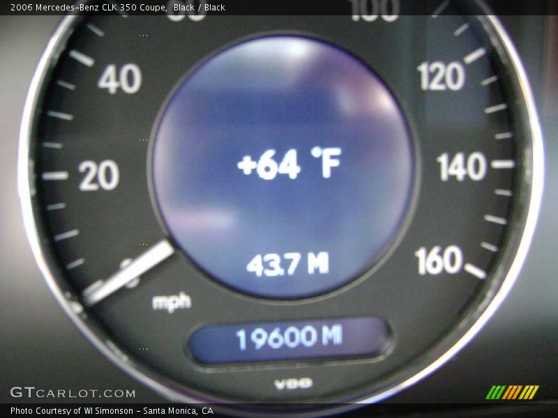 Black / Black 2006 Mercedes-Benz CLK 350 Coupe