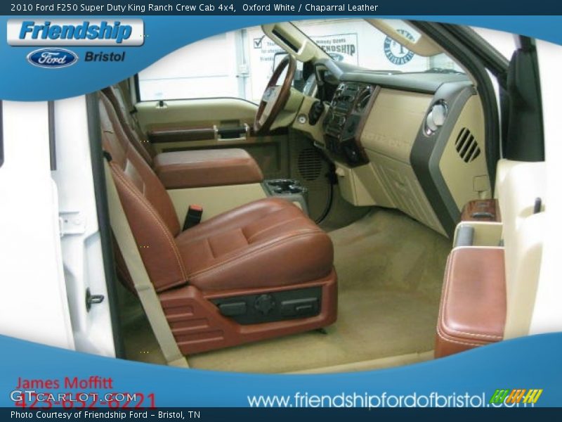 Oxford White / Chaparral Leather 2010 Ford F250 Super Duty King Ranch Crew Cab 4x4