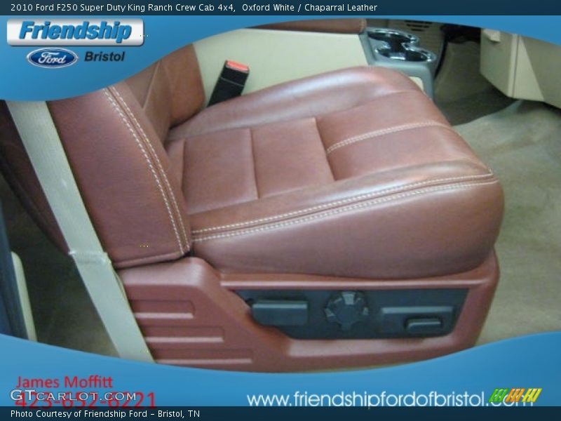 Oxford White / Chaparral Leather 2010 Ford F250 Super Duty King Ranch Crew Cab 4x4