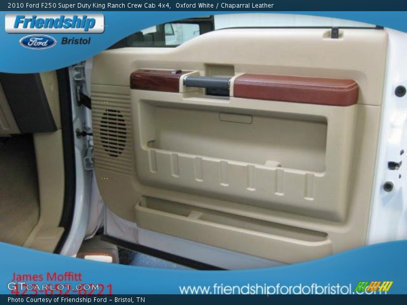 Oxford White / Chaparral Leather 2010 Ford F250 Super Duty King Ranch Crew Cab 4x4