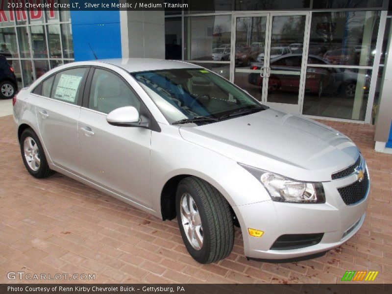 Silver Ice Metallic / Medium Titanium 2013 Chevrolet Cruze LT