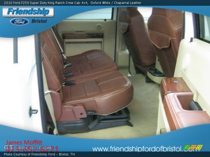Oxford White / Chaparral Leather 2010 Ford F250 Super Duty King Ranch Crew Cab 4x4