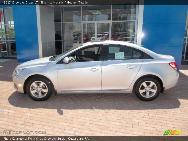Silver Ice Metallic / Medium Titanium 2013 Chevrolet Cruze LT
