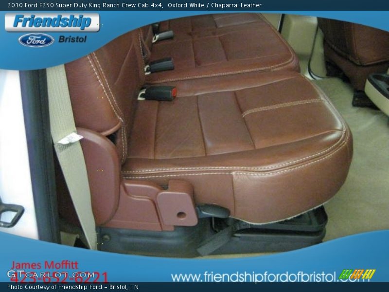 Oxford White / Chaparral Leather 2010 Ford F250 Super Duty King Ranch Crew Cab 4x4
