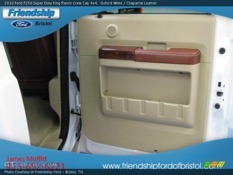 Oxford White / Chaparral Leather 2010 Ford F250 Super Duty King Ranch Crew Cab 4x4