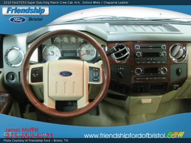 Oxford White / Chaparral Leather 2010 Ford F250 Super Duty King Ranch Crew Cab 4x4