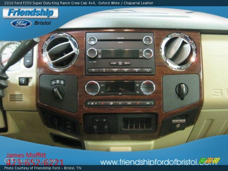 Oxford White / Chaparral Leather 2010 Ford F250 Super Duty King Ranch Crew Cab 4x4