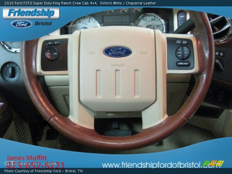 Oxford White / Chaparral Leather 2010 Ford F250 Super Duty King Ranch Crew Cab 4x4