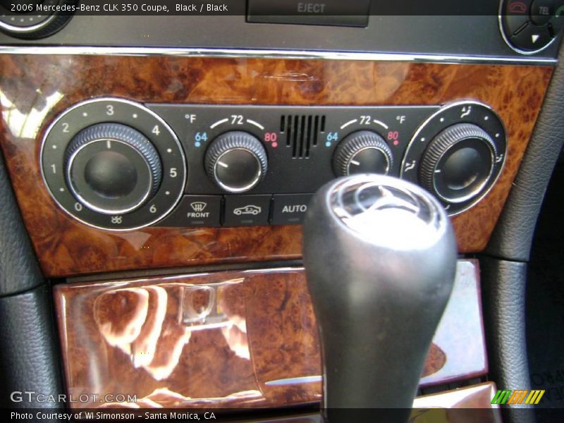 Black / Black 2006 Mercedes-Benz CLK 350 Coupe