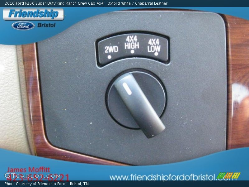 Oxford White / Chaparral Leather 2010 Ford F250 Super Duty King Ranch Crew Cab 4x4