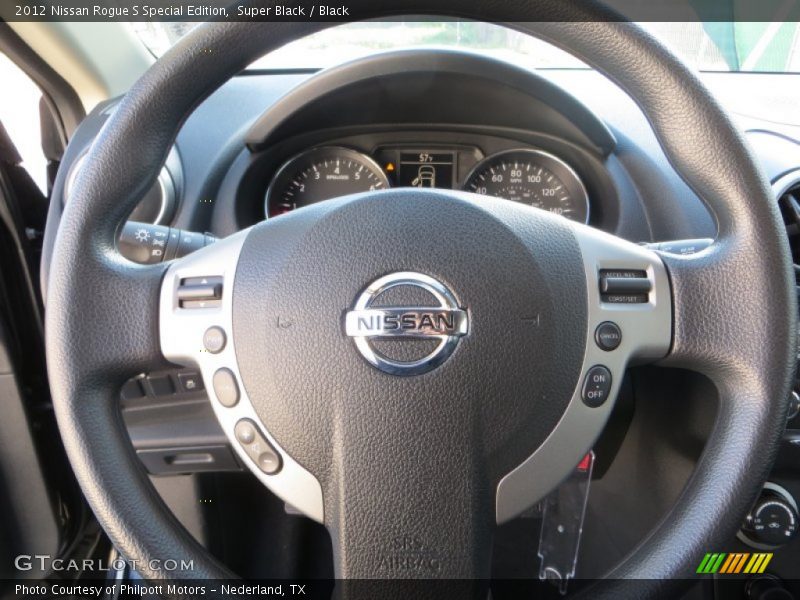 Super Black / Black 2012 Nissan Rogue S Special Edition