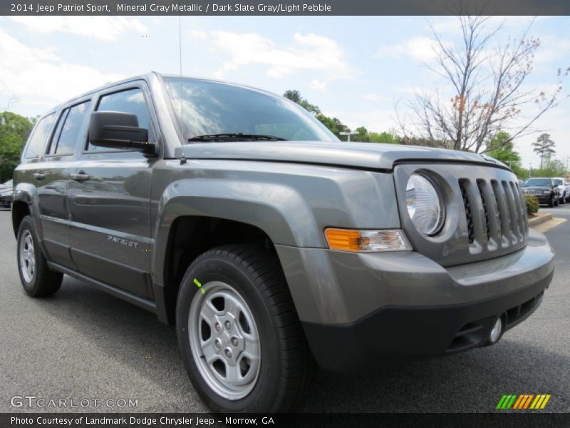 Mineral Gray Metallic / Dark Slate Gray/Light Pebble 2014 Jeep Patriot Sport
