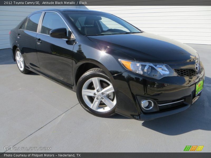 Attitude Black Metallic / Black 2012 Toyota Camry SE