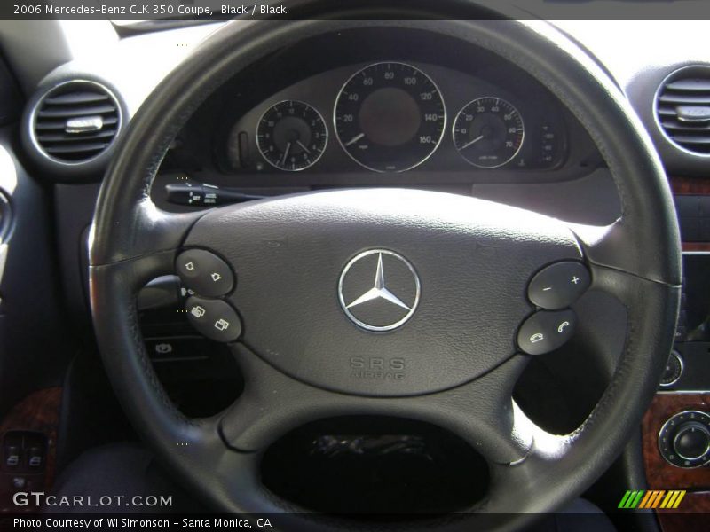 Black / Black 2006 Mercedes-Benz CLK 350 Coupe