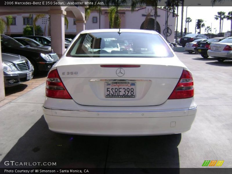 Alabaster White / Ash 2006 Mercedes-Benz E 350 Sedan