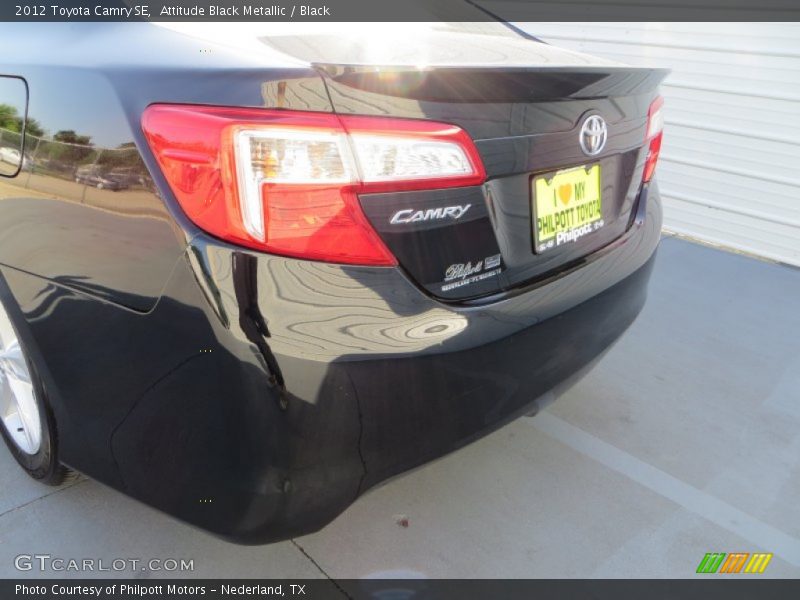 Attitude Black Metallic / Black 2012 Toyota Camry SE