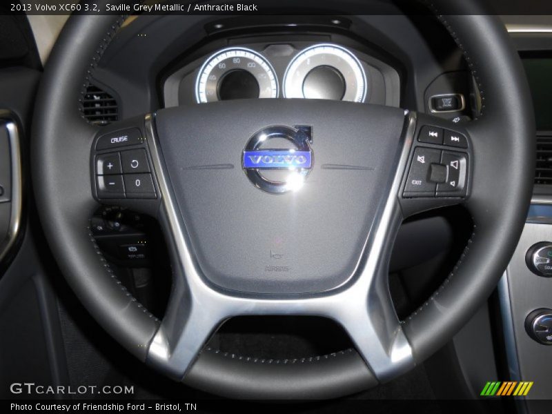 Saville Grey Metallic / Anthracite Black 2013 Volvo XC60 3.2