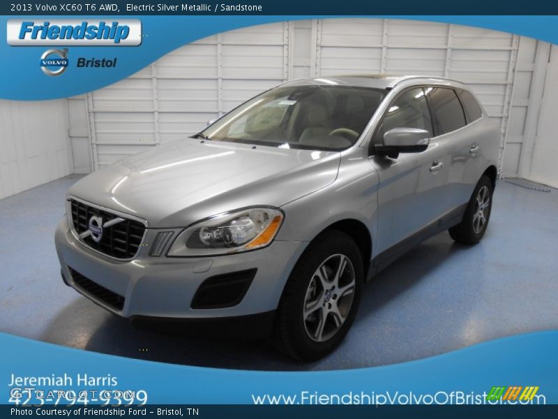 Electric Silver Metallic / Sandstone 2013 Volvo XC60 T6 AWD