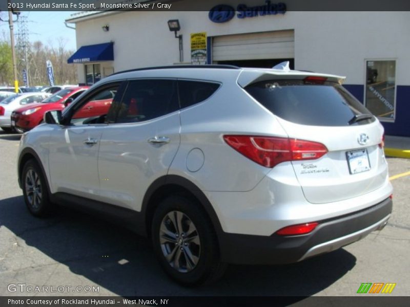 Moonstone Silver / Gray 2013 Hyundai Santa Fe Sport
