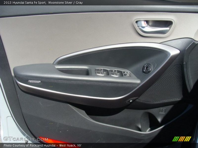 Moonstone Silver / Gray 2013 Hyundai Santa Fe Sport