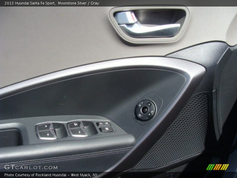 Moonstone Silver / Gray 2013 Hyundai Santa Fe Sport