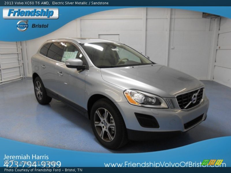 Electric Silver Metallic / Sandstone 2013 Volvo XC60 T6 AWD