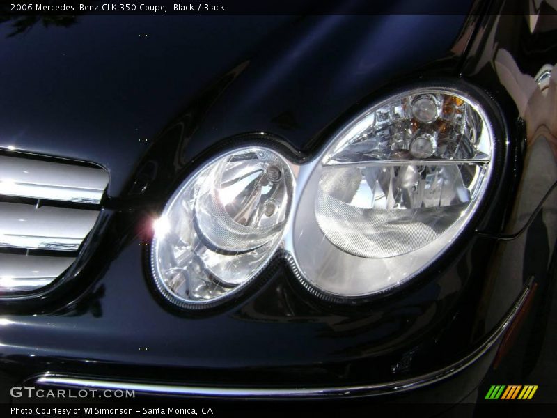 Black / Black 2006 Mercedes-Benz CLK 350 Coupe