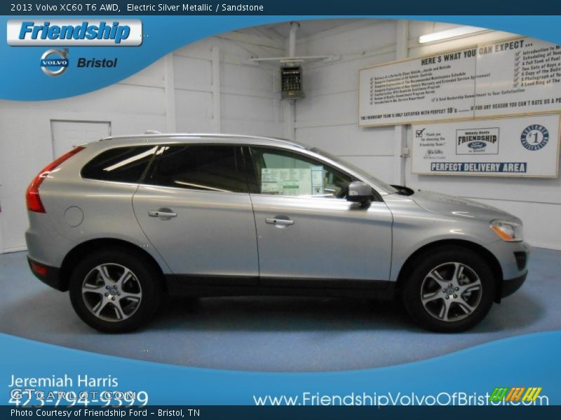 Electric Silver Metallic / Sandstone 2013 Volvo XC60 T6 AWD