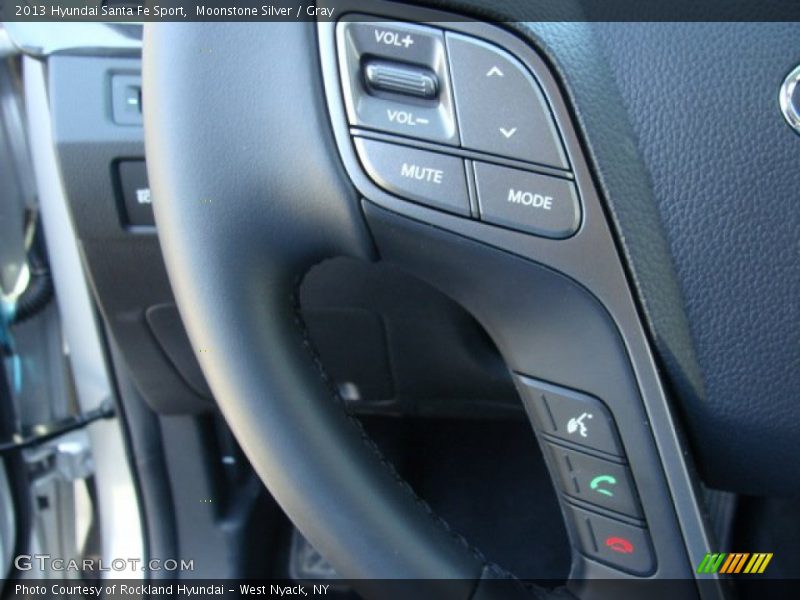 Moonstone Silver / Gray 2013 Hyundai Santa Fe Sport