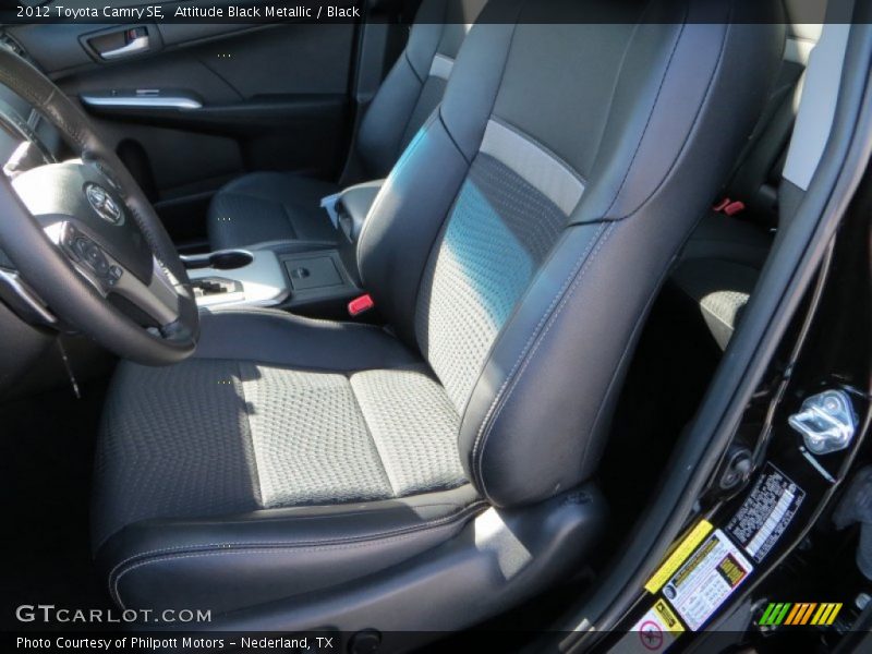 Attitude Black Metallic / Black 2012 Toyota Camry SE