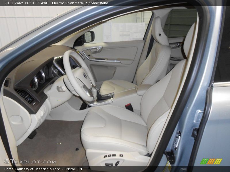 Electric Silver Metallic / Sandstone 2013 Volvo XC60 T6 AWD