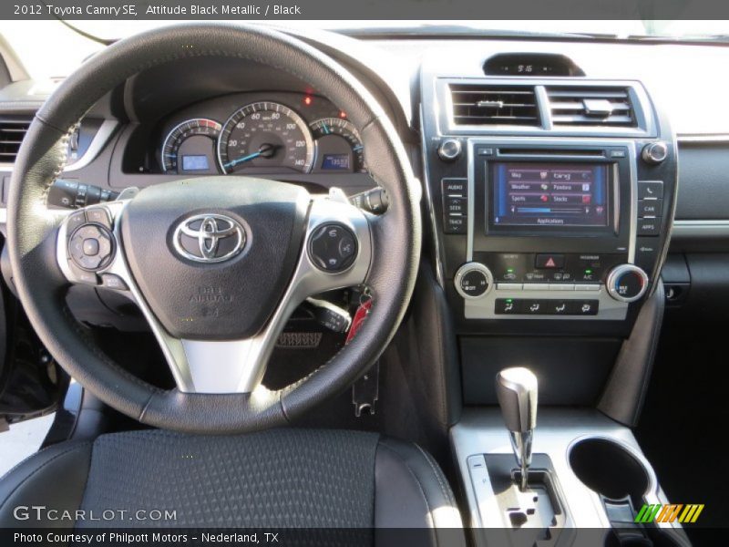 Attitude Black Metallic / Black 2012 Toyota Camry SE