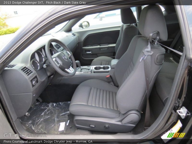 Pitch Black / Dark Slate Gray 2013 Dodge Challenger SXT
