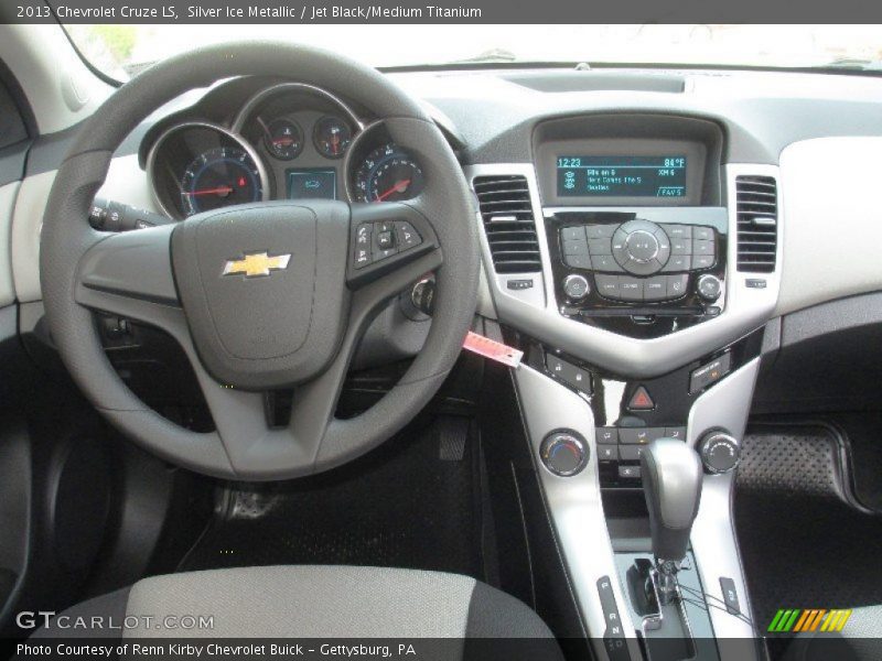 Silver Ice Metallic / Jet Black/Medium Titanium 2013 Chevrolet Cruze LS