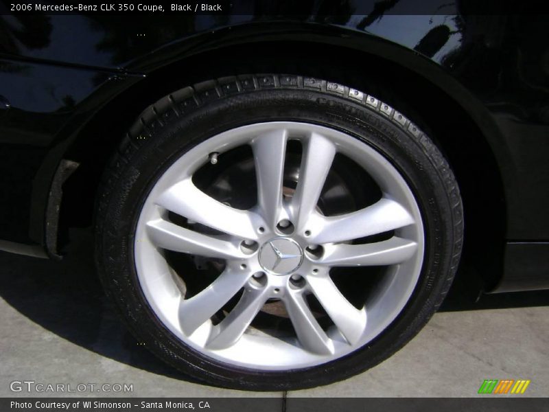 Black / Black 2006 Mercedes-Benz CLK 350 Coupe