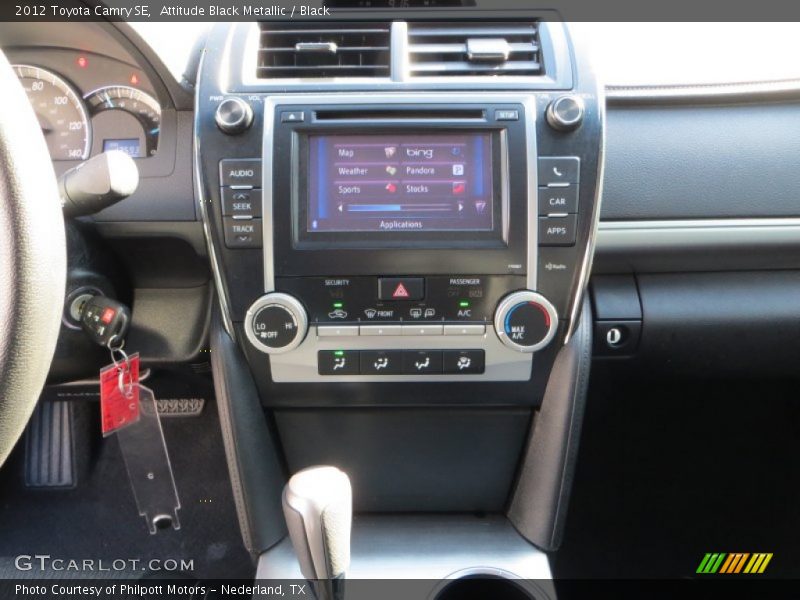 Attitude Black Metallic / Black 2012 Toyota Camry SE