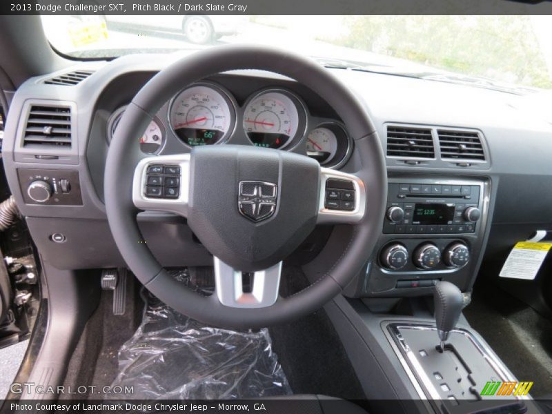 Pitch Black / Dark Slate Gray 2013 Dodge Challenger SXT