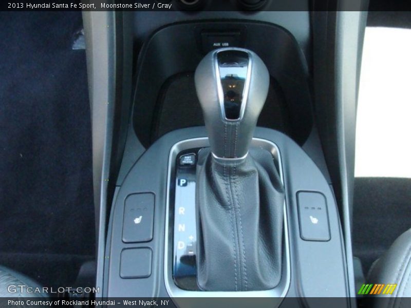 Moonstone Silver / Gray 2013 Hyundai Santa Fe Sport