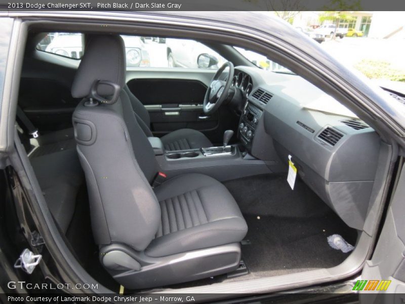 Pitch Black / Dark Slate Gray 2013 Dodge Challenger SXT
