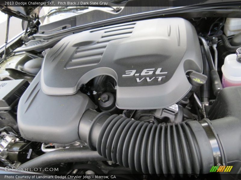 Pitch Black / Dark Slate Gray 2013 Dodge Challenger SXT