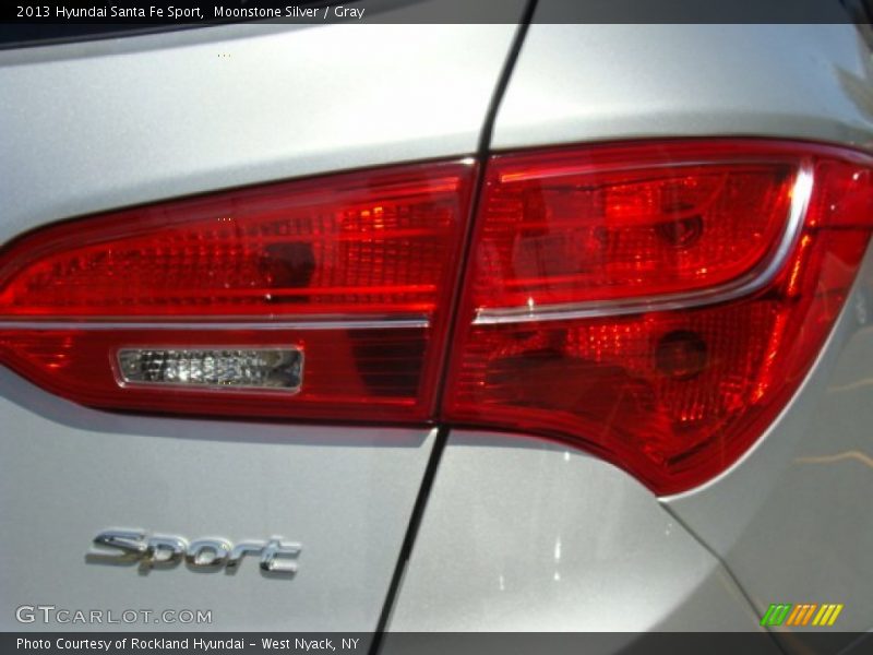 Moonstone Silver / Gray 2013 Hyundai Santa Fe Sport