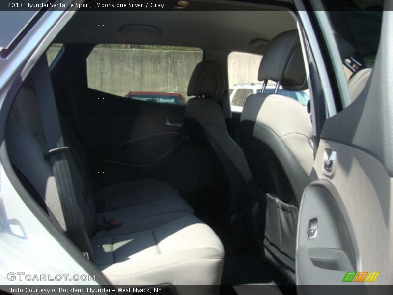 Moonstone Silver / Gray 2013 Hyundai Santa Fe Sport