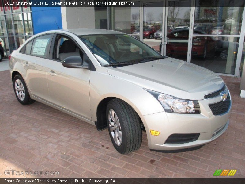 Silver Ice Metallic / Jet Black/Medium Titanium 2013 Chevrolet Cruze LS